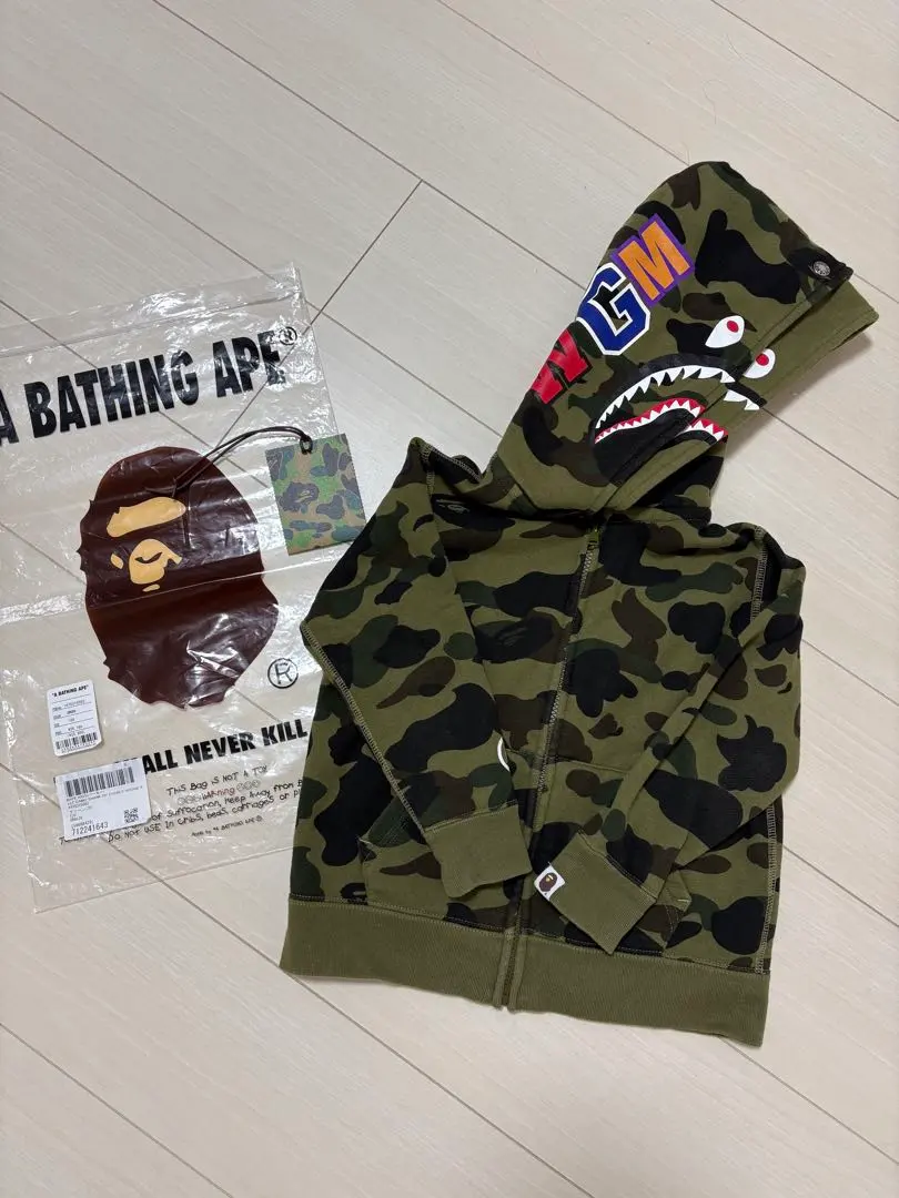 Thumbnail of 1ST CAMO SHARK ZIP DOUBLE HOODIE K