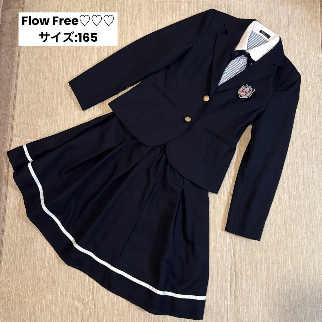 専用　flowfree　フォーマルセットアップ　160　ネイビー　卒服　スカート 2025年最新】FlowFreeセットアップの人気アイテム - メルカリ