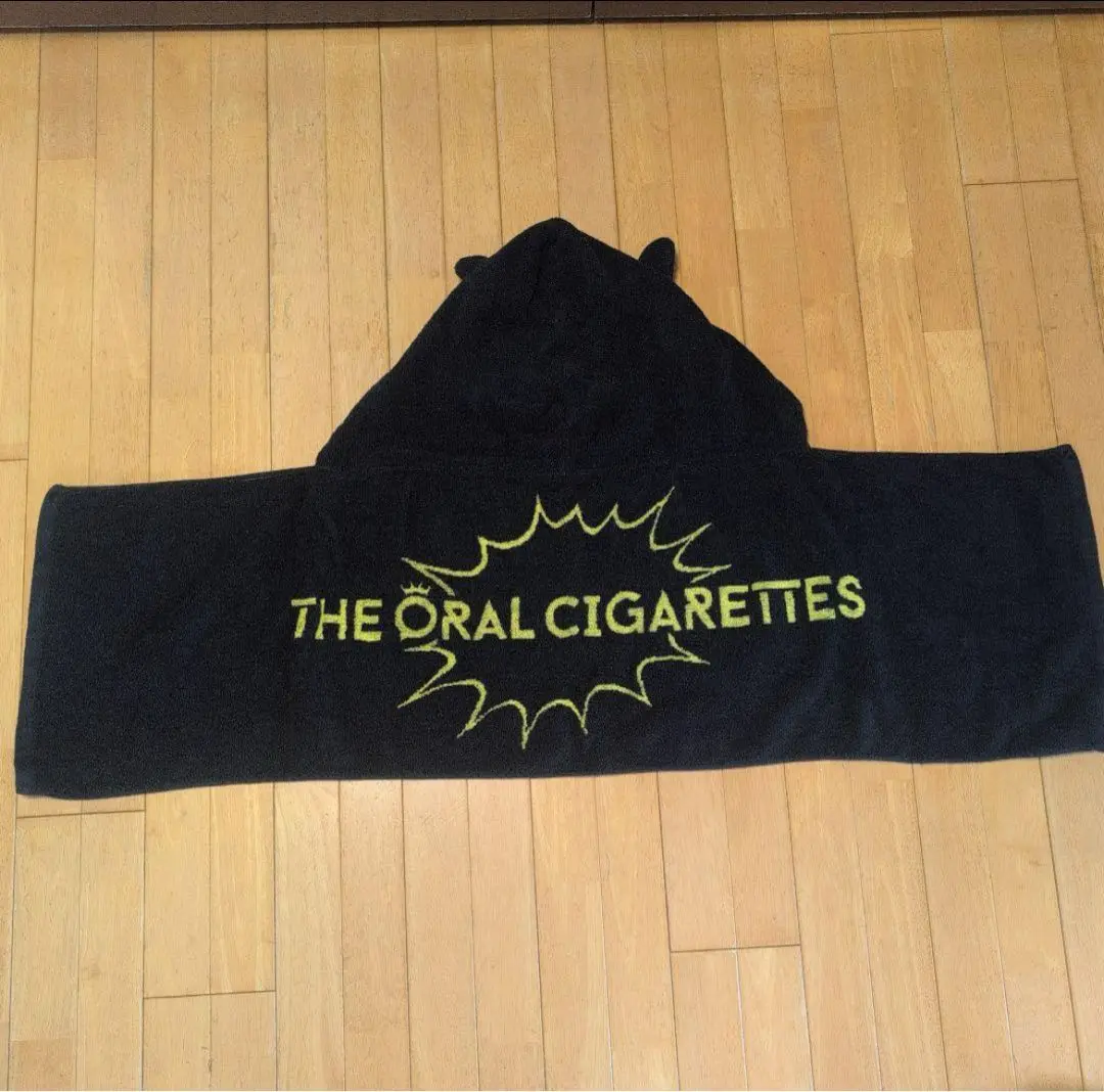 THE ORAL CIGARETTES クラウンロゴフーディータオル 黒✖️黄色