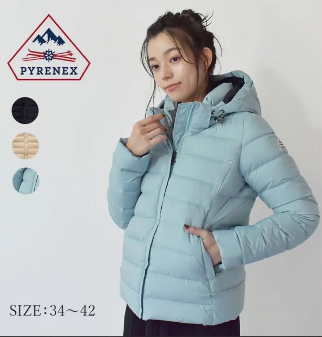 2/25迄　希少⭐︎ピレネックス×セントジェームス　ダウンコート　ホワイト　L 2/25迄 希少⭐︎ピレネックス×セントジェームス ダウンコート