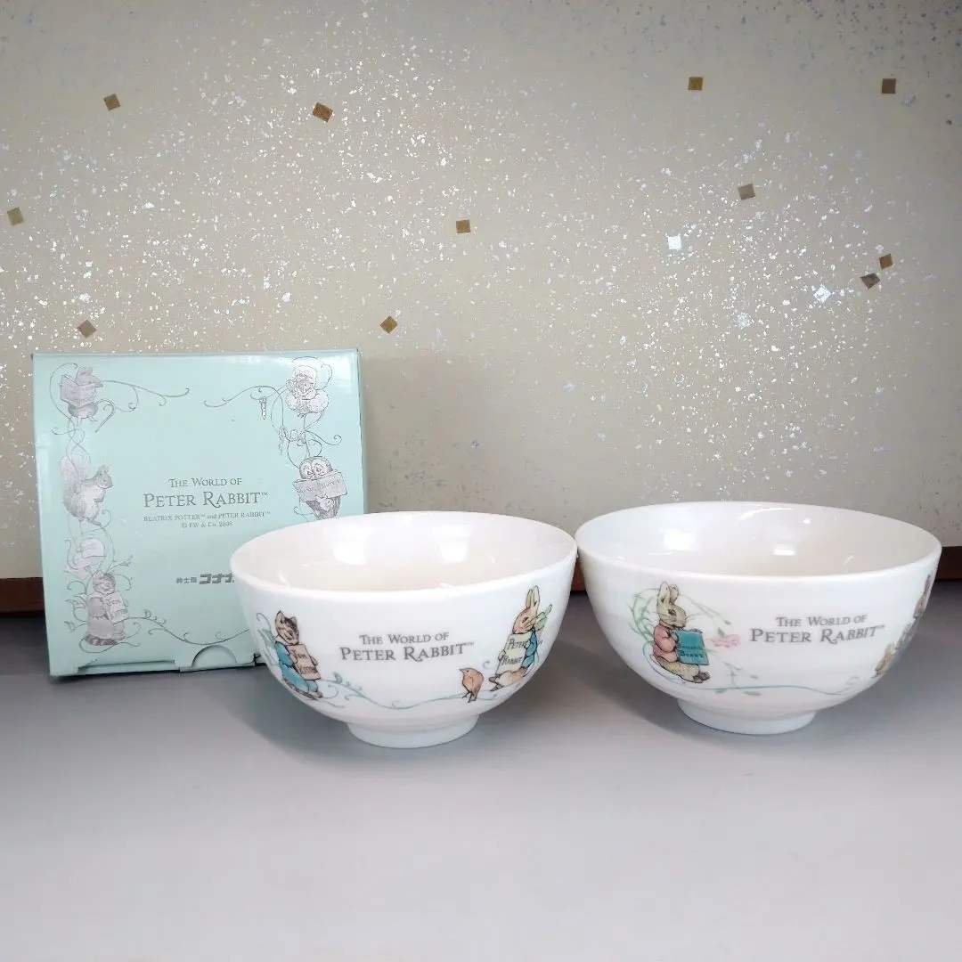 Thumbnail of Peter Rabbit Original Pair Rice Bowls