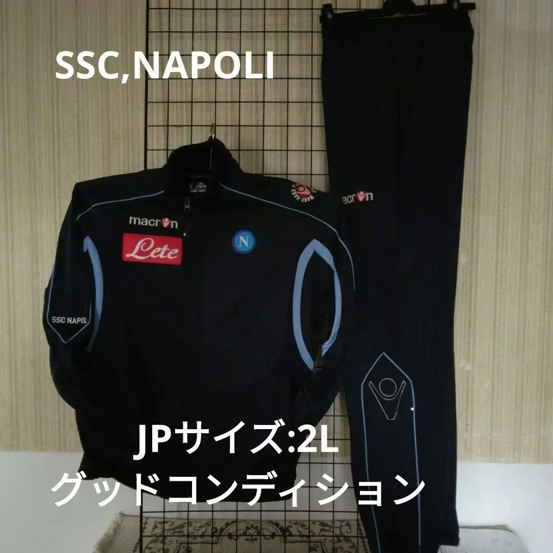 macron　マクロン　ラツィオ　ジャージ　ジャケット　L　セリエA　ブラック Lazio/ラツィオ/トラックジャケット/Macron/L - メルカリ