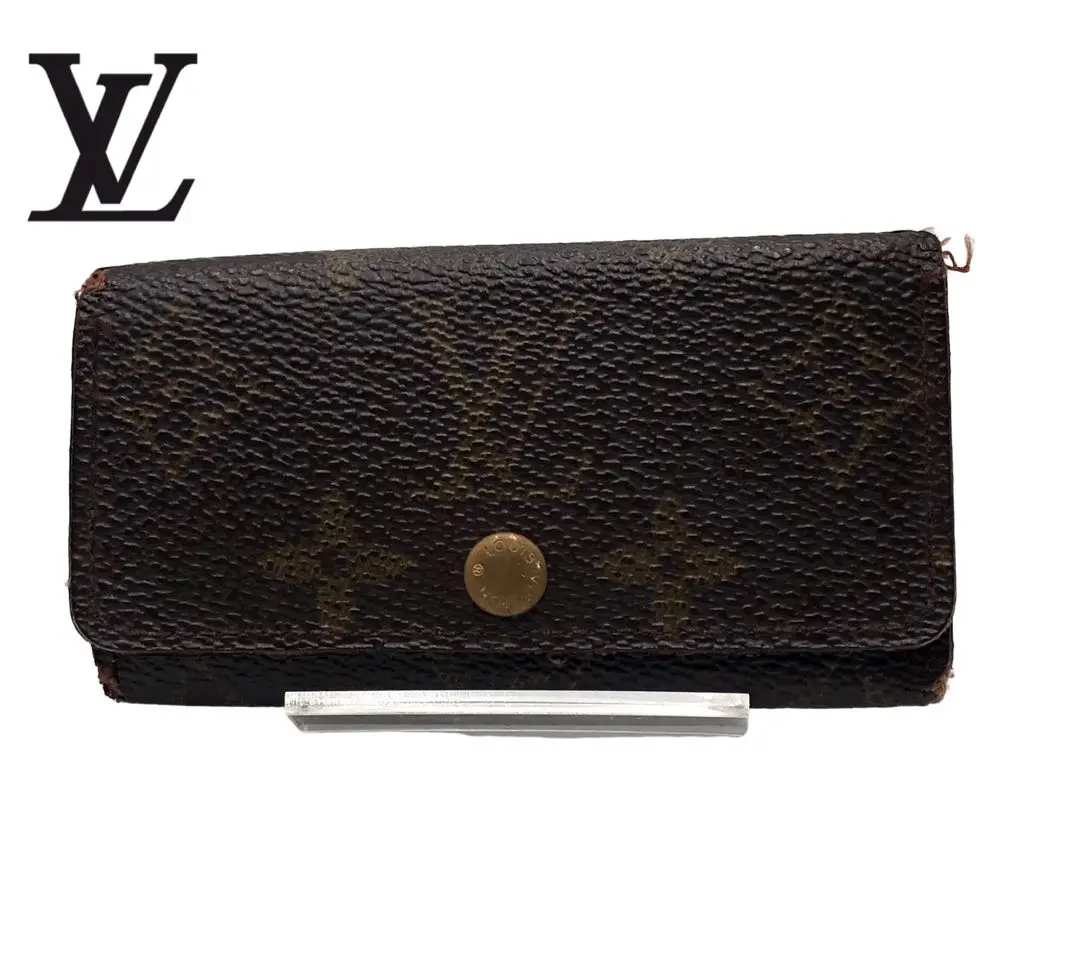 Thumbnail of Louis Vuitton Monogram Key Case, 4-Key, Dark Brown