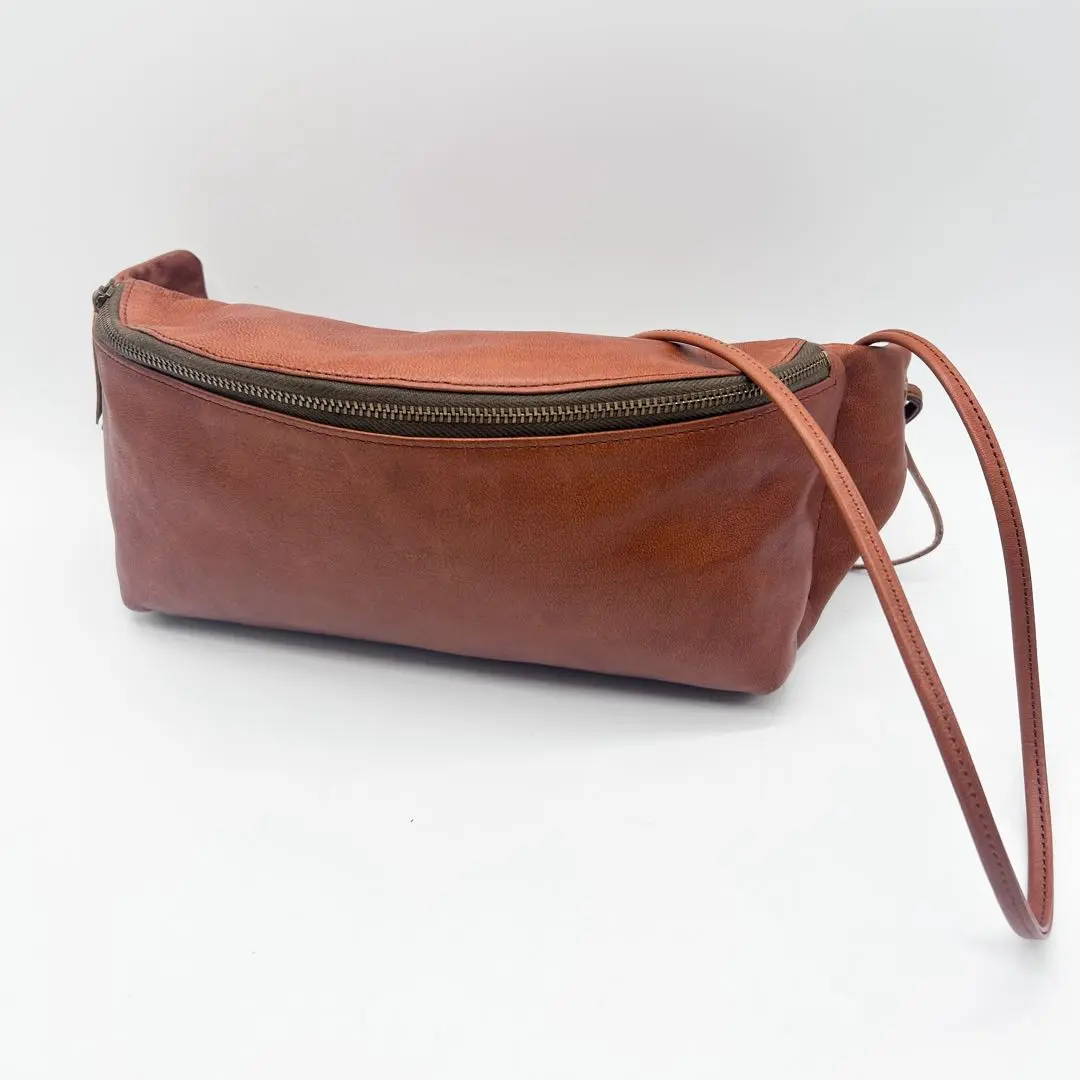 Slow&CO 馬革 ボディバッグ ブラウン OPUS インセプション 財布 ショルダーバッグ ボディーバッグ 茶