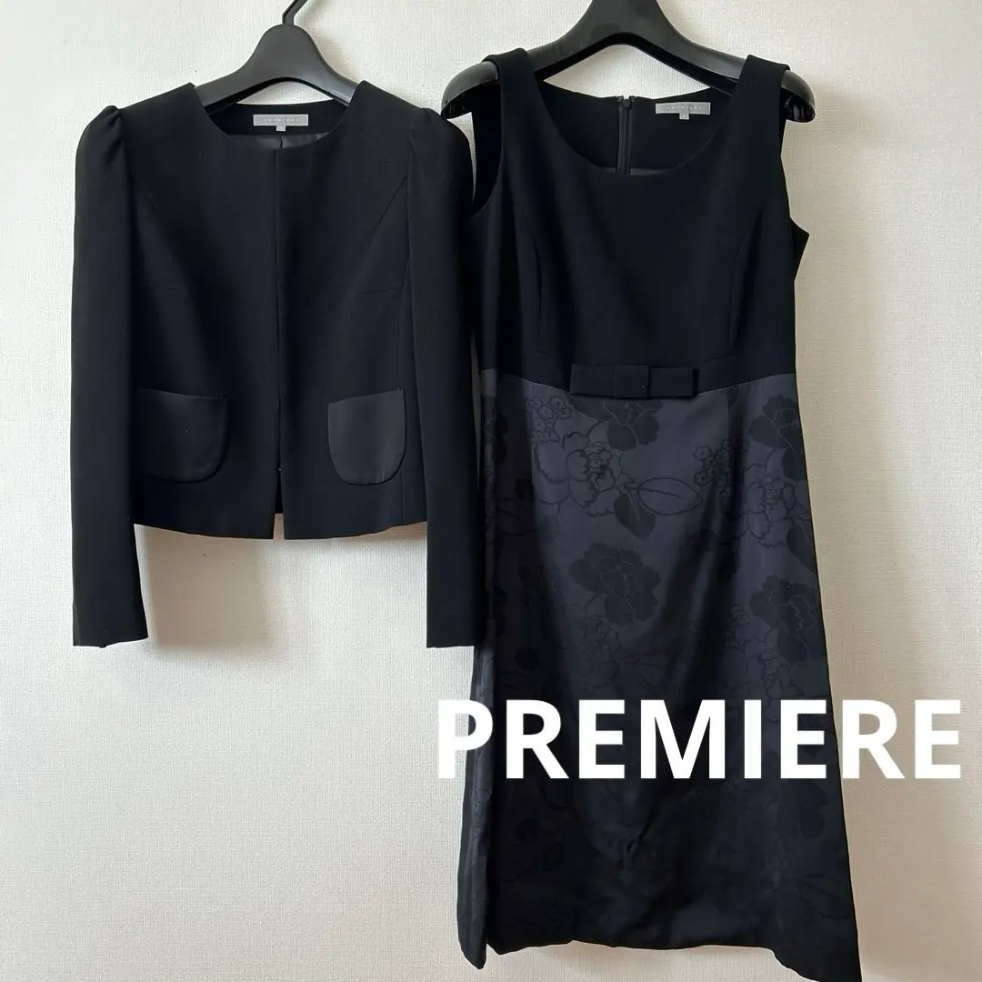 正式黑色连衣裙 PREMIERE 连衣裙 42 礼服 丧服 的縮圖