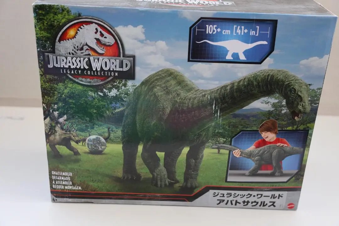 【マテル】ジュラシック・ワールド アパトサウルス 未開封 マテル】ジュラシック・ワールド アパトサウルス 特大 恐竜
