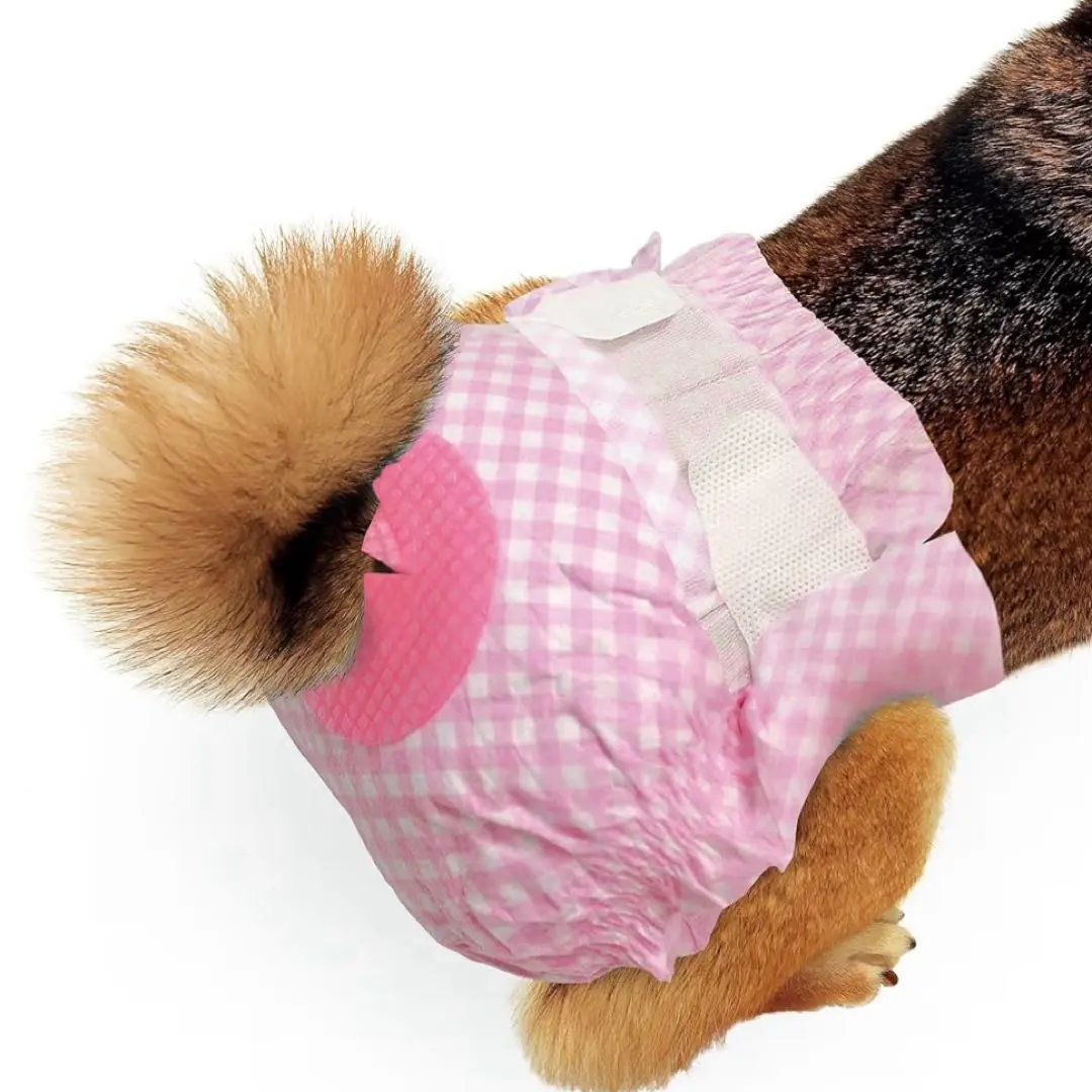 Thumbnail of Try it out! [Neo Omtsu] Close-fitting tail hole, leak-proof, safe, female dog training pants S Pink