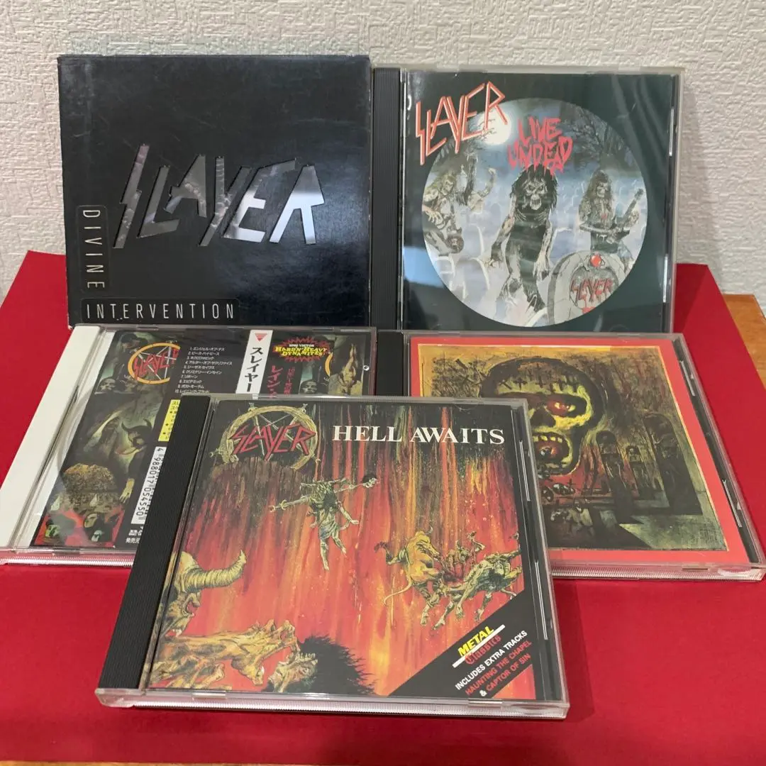 Slayer CD スレイヤー　スラッシュメタル　11枚セット SLAYER CD 11枚セット ALL国内帯付き