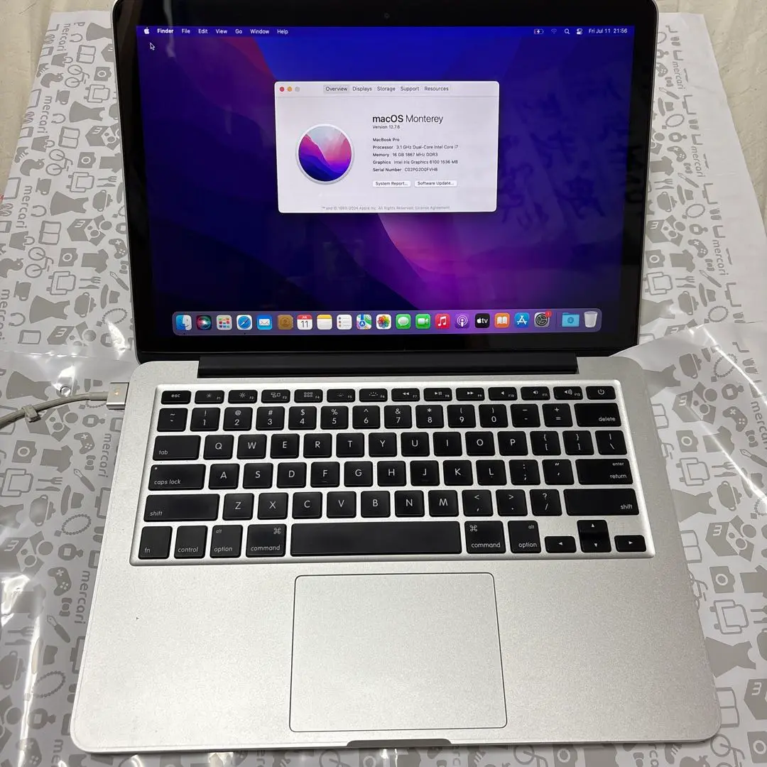 Apple - MacBook Pro 13インチ 2015 US配列 Amazon | US配列/英語配列 キーボードモデル専用 MacBook Pro