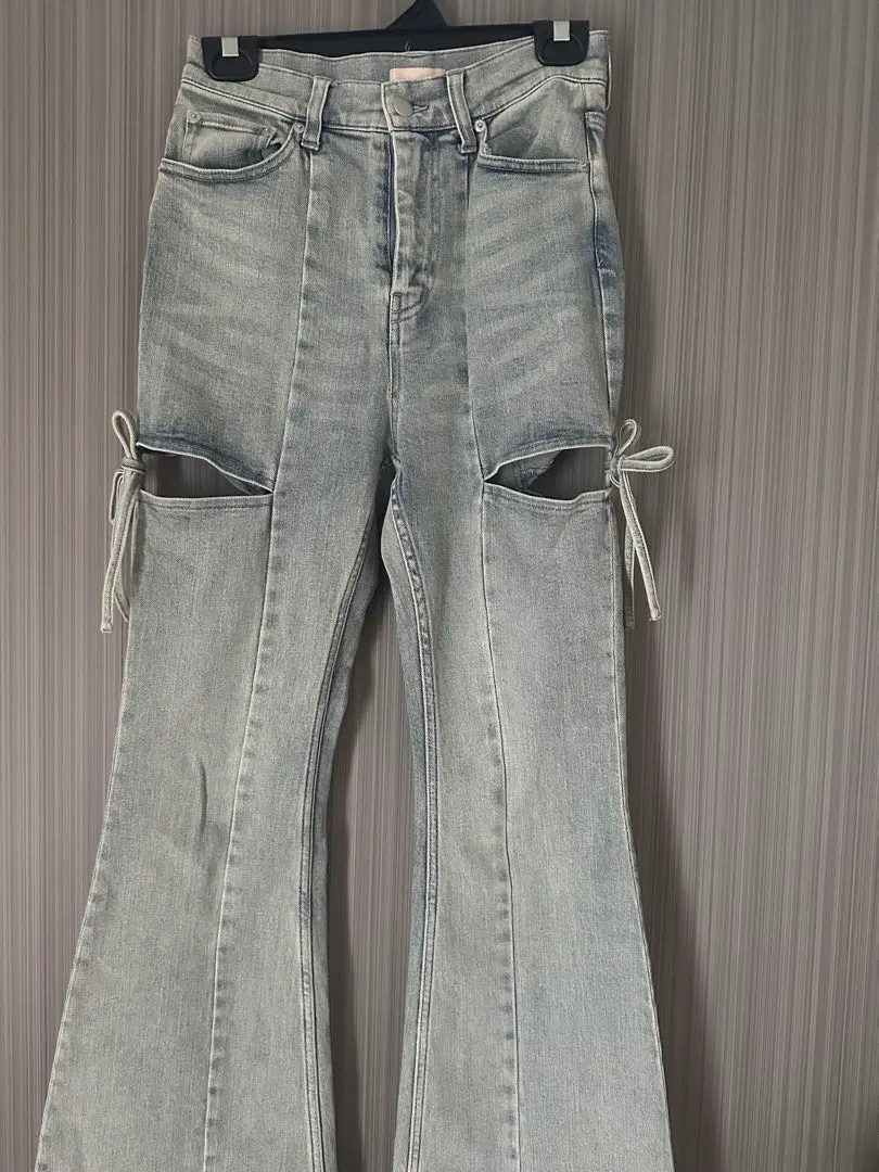 RESEXXY Cut-out Ribbon Denim Pants ‐ Mercari Japan: Shop from Japan