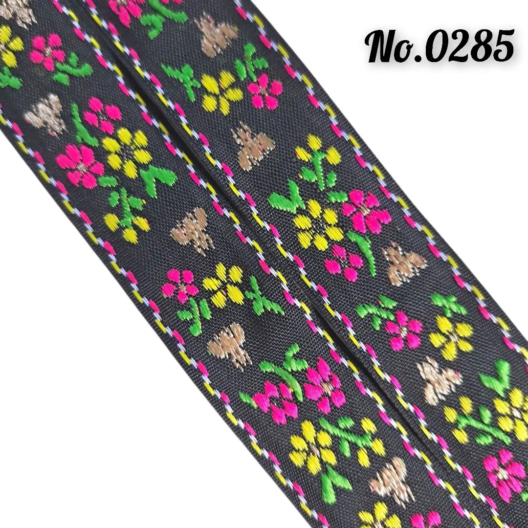 Thumbnail of 0285 Tyrolian tape embroidery ribbon tape floral pattern