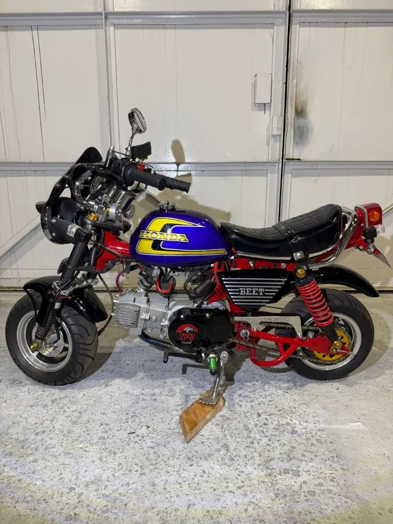 4Lモンキー純正クロームフェンダーセット前後 1810w4Lモンキー用 ノーマルタイプメッキスチールフェンダー