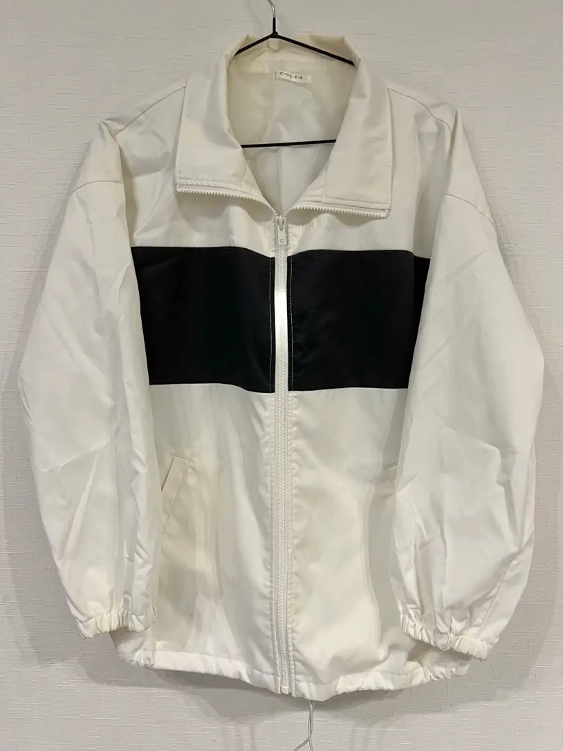 Thumbnail of White/Black Zip-up Jacket