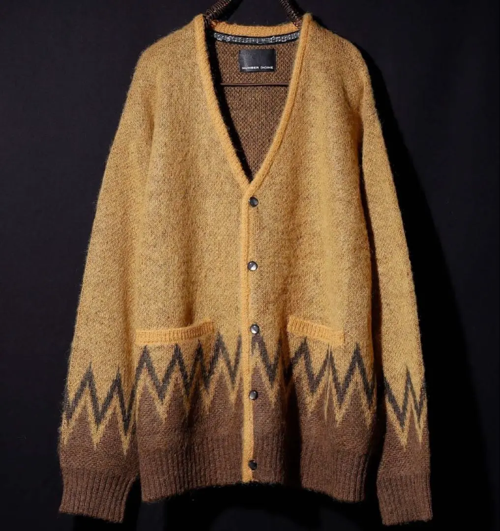 NUMBER(N)INE ナンバーナイン貴重07AW ボーダーカーディガン　美品 NUMBER(N)INE ナンバーナイン 03AW カート期 宮下貴裕 本人期