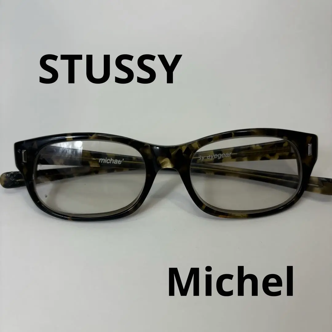 old stussyサングラス 90s y2k　オールドストゥーシー 90s OLD STUSSY michael eyegear サングラス 黄色 | SALONE.