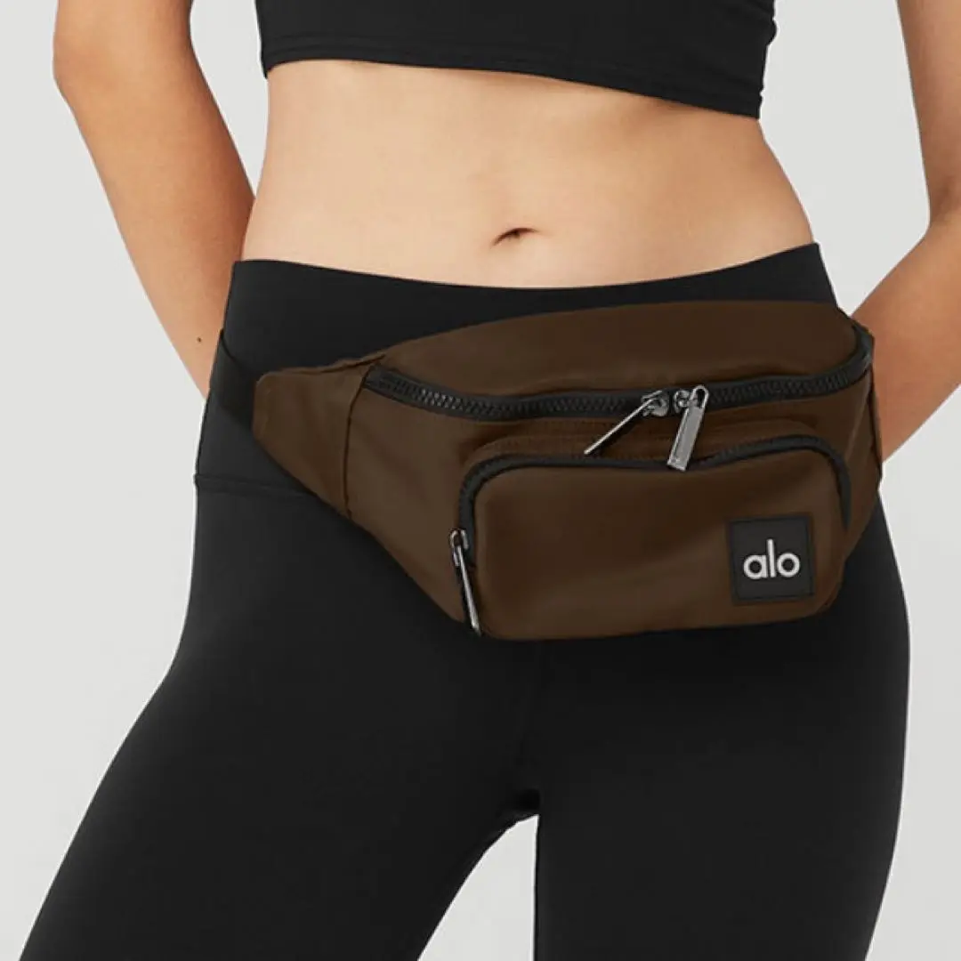 関税送料込【ALO Yoga】ボディバッグ ウエストポーチ BK/WH/BR ウエストポーチ ALO Yoga(アロー) バッグ・カバン(レディース