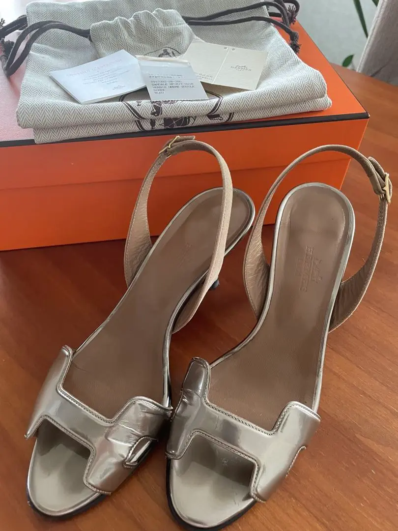 ピカピカ新品仕上⭐エルメスHERMES ナイト ストラップサンダル36