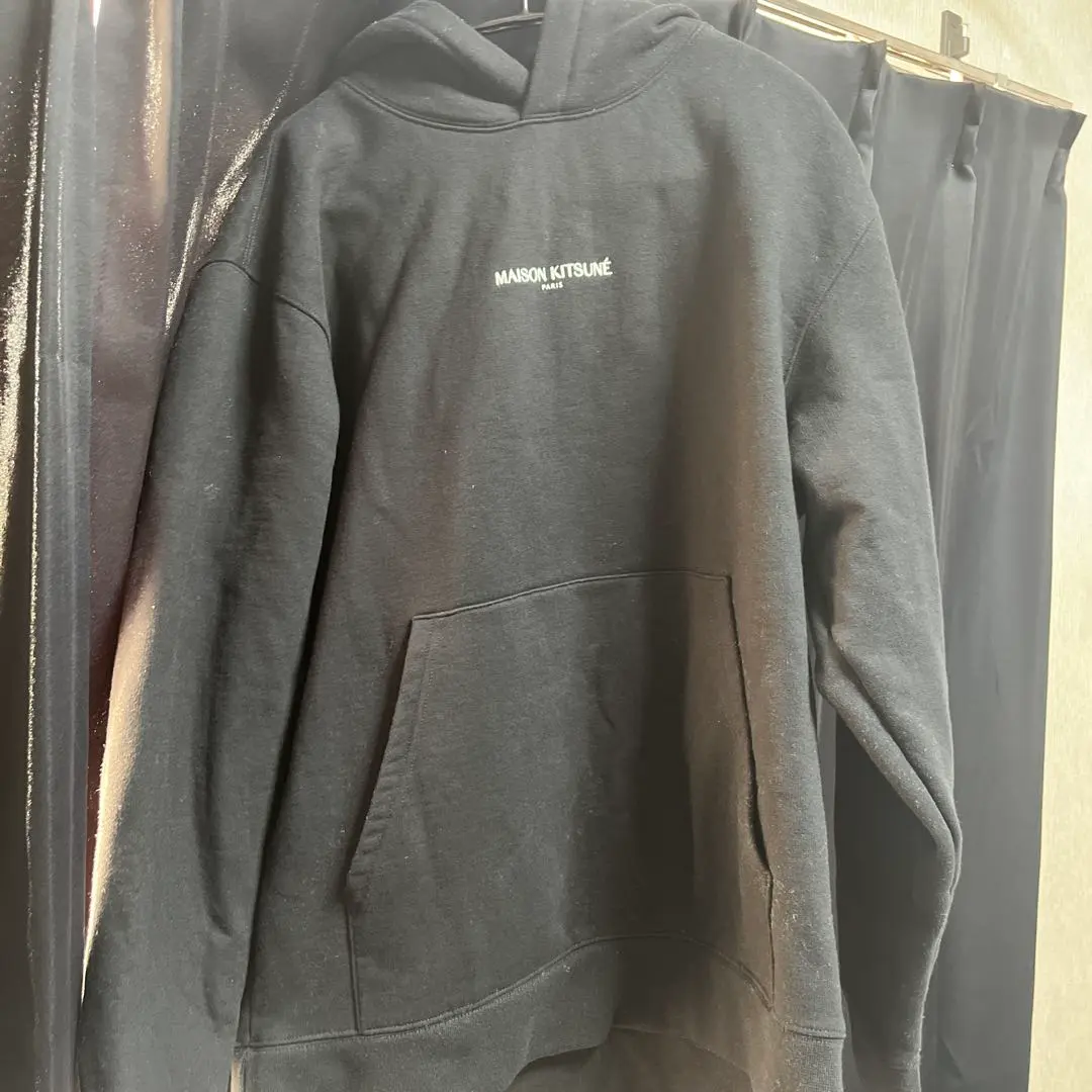 Thumbnail of MAISON KITSUNÉ Black Hooded Parka