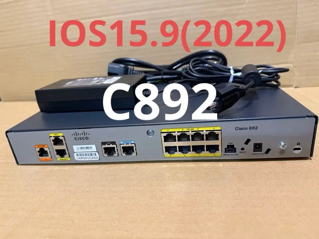 【中古品】Cisco 892FSP ルータ　2台セット 中古品】Cisco 892FSP ルータ 2台セットの通販 by やま's shop