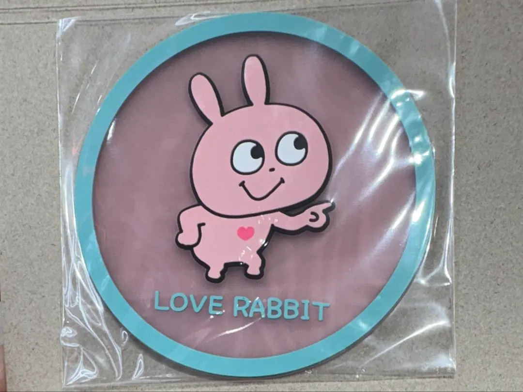 Thumbnail of Love Rabbit Yuuji Nishimura Clear Rubber Coaster Gashapon