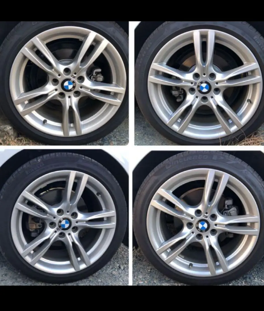 BMW用 タイヤ&ホイールセット MICHELIN 255/55R18 4本 新車外し】BMW G20 G21 3シリーズ Mスポーツ 純正 18in 7.5J +25