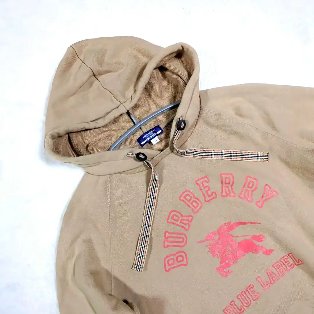 ⭐︎美品⭐︎バーバリーブルーレーベル ノバチェック パーカー ロゴ刺繍 ベージュ 2025年最新】BURBERRY BLUE LABEL パーカーの人気アイテム