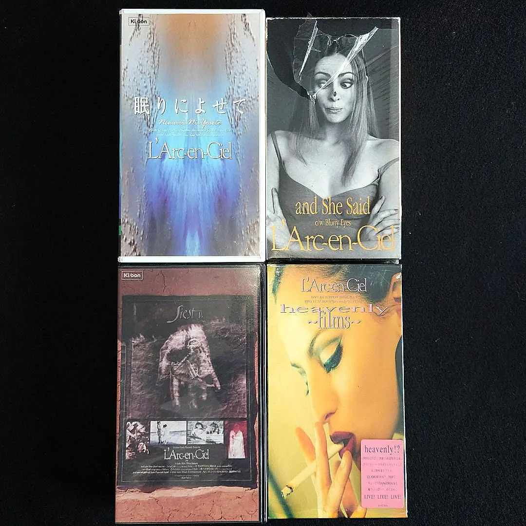 値下げ ラルクL´Arc-en-Ciel 直筆サイン入り ビデオ VHS DVD