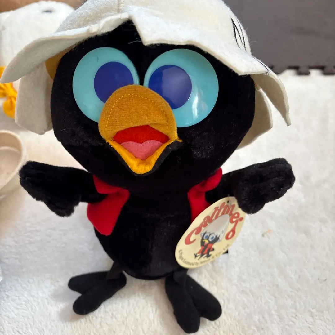 カリメロ ぬいぐるみ 箱付き フランスNOUNOURS社製 Calimero ギャビーのドールハウス ハムスターネコちゃん なかよし