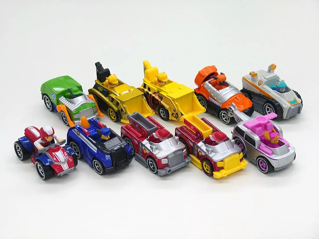 汪汪隊立大功 壓鑄車 10輛（內含稀有限定品2個） 的縮圖