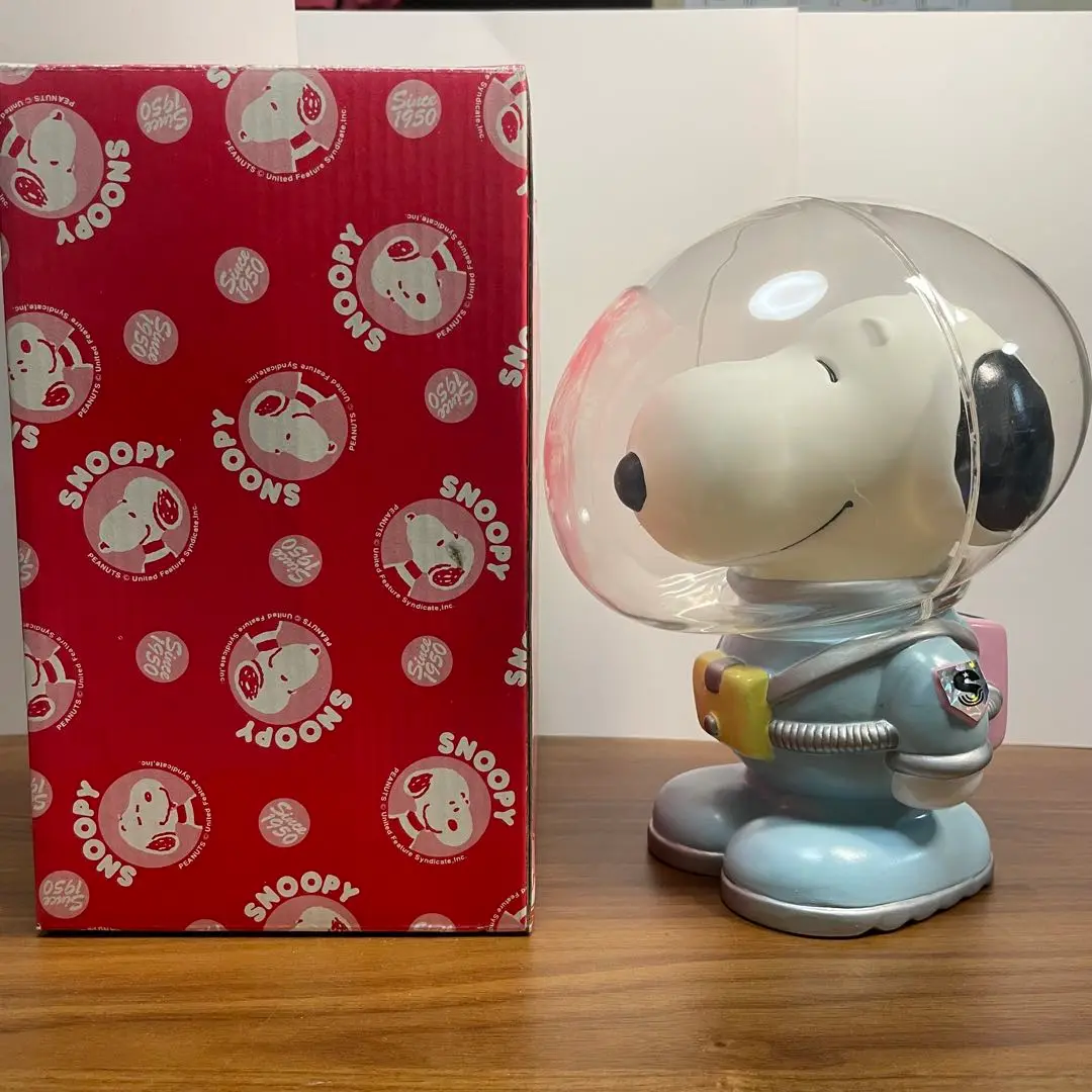 スヌーピー 宇宙服 貯金箱 フィギュア スヌーピー 貯金箱 大 インテリア フィギュア