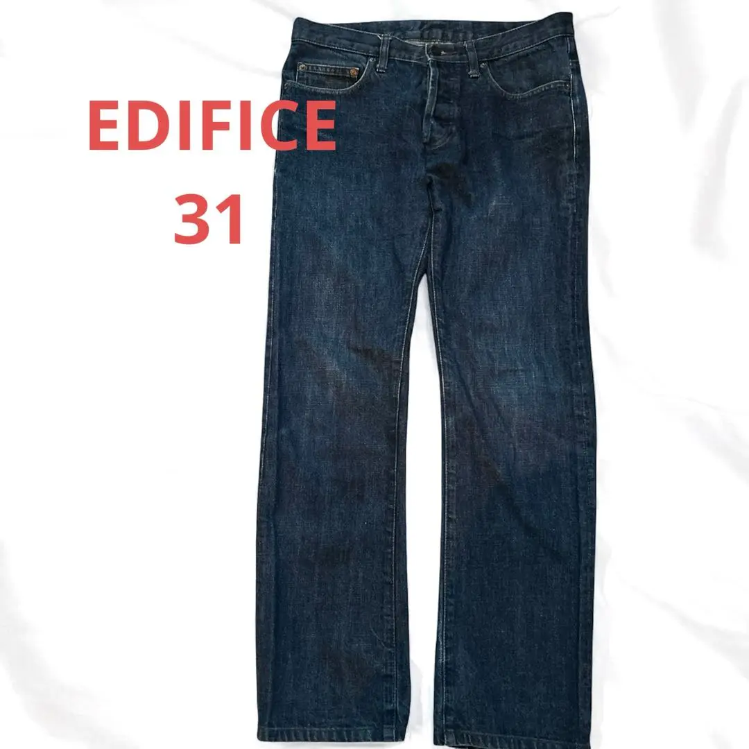 【新品未使用】EDIFICE／ディープタック デニムパンツ／ブルー／サイズS 2025年最新】EDIFICE デニム・ジーンズの人気アイテム - メルカリ