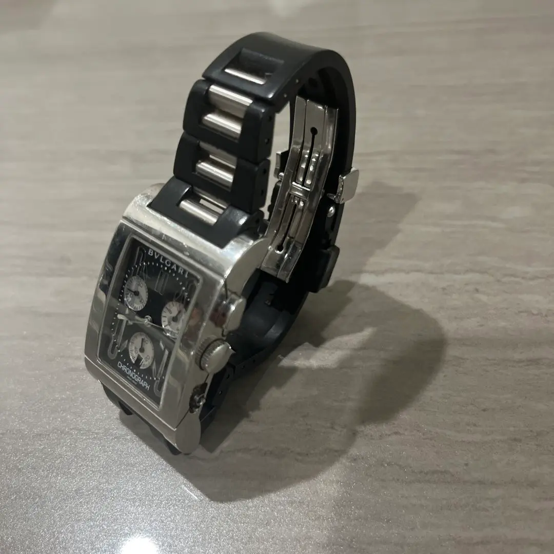稼動品⭐️BVLGARI デイトクォーツAL29TA アルミニウム ラバーベルト 稼動品⭐️BVLGARI デイトクォーツAL29TA アルミニウム ラバー