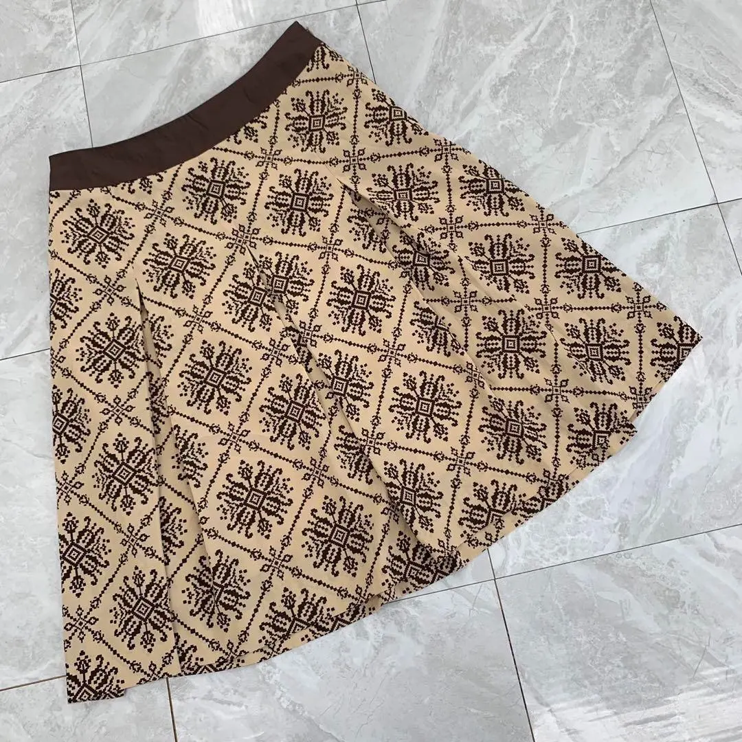 Thumbnail of LA PRALINE skirt, geometric pattern, flared, waist 60cm, cute