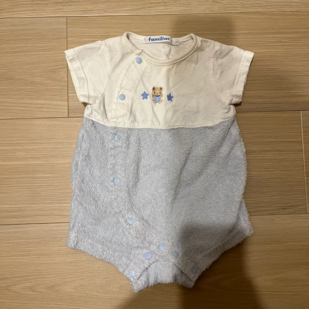 Thumbnail of Familiar Bear Embroidery Rompers