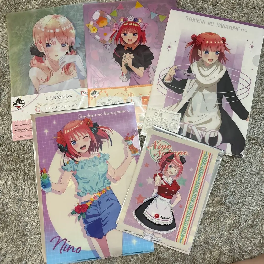 五等分の花嫁　〜うたたね、SUMMER DREAM〜　クリアファイル　全種 TVスペシャルアニメ「五等分の花嫁∽」うたたね、SUMMER DREAM