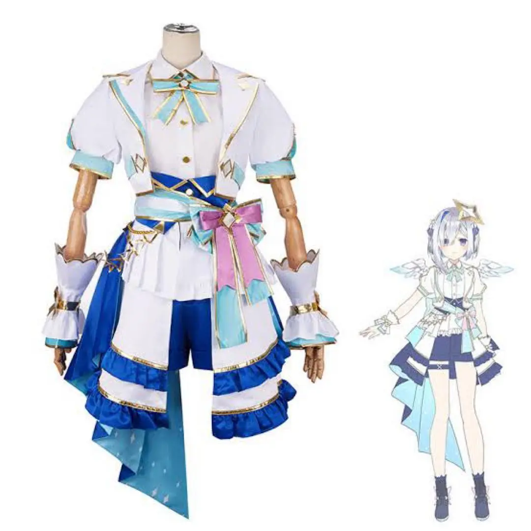 天音かなた コスプレ フルセット Mサイズ ホロライブ ウィッグセット済み ホロライブ 天音かなた 新衣装 コスプレ 衣装 ウイッグ