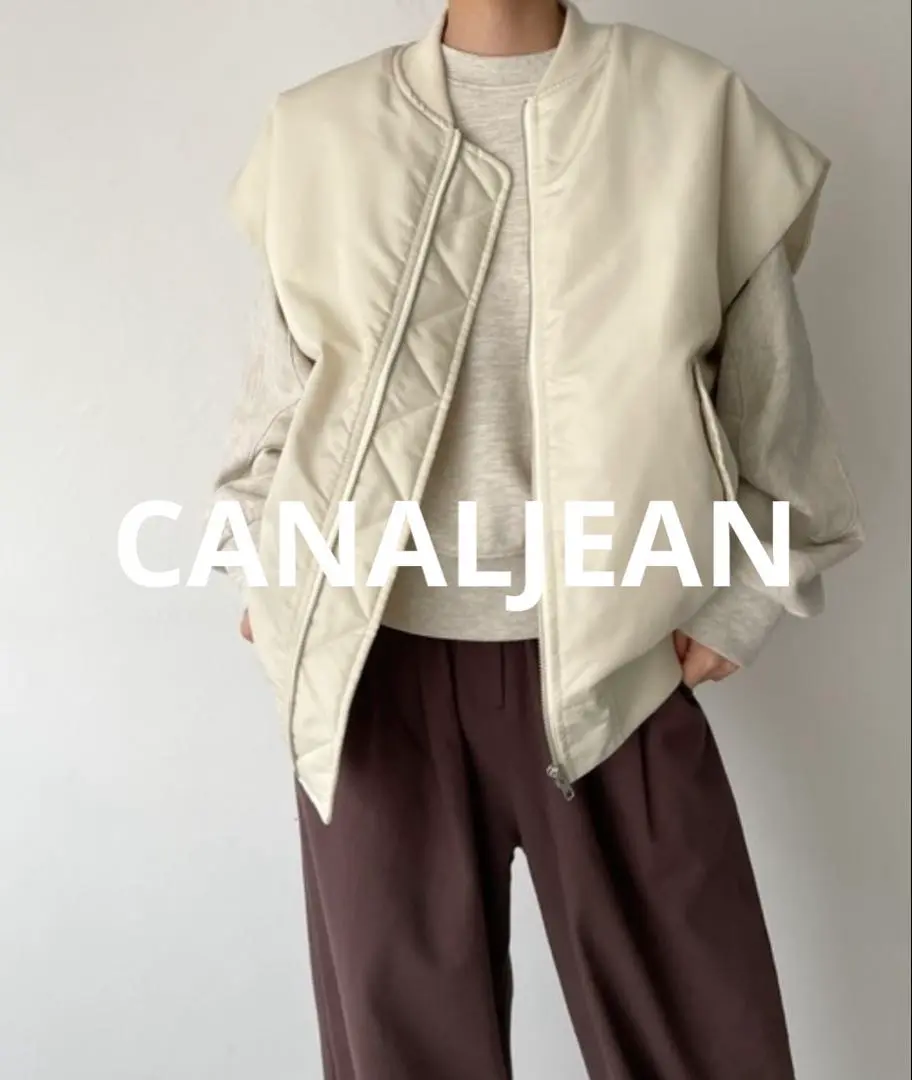 キャナルジーン　キルティングベスト キャナルジーン CANAL JEAN RED CHOP WORKS(レッドチョップ