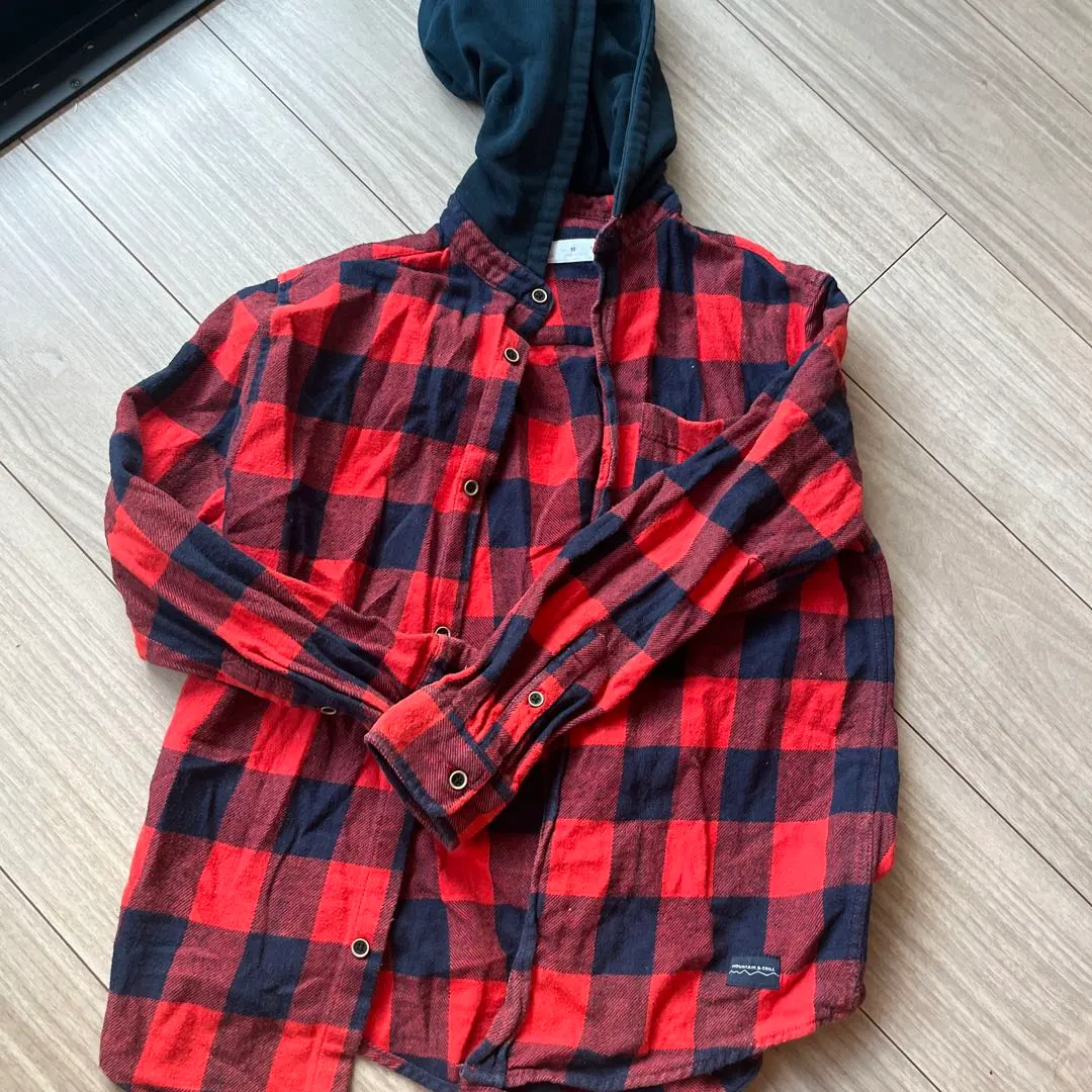 Thumbnail of ZARA Red and Black Check Shirt 140