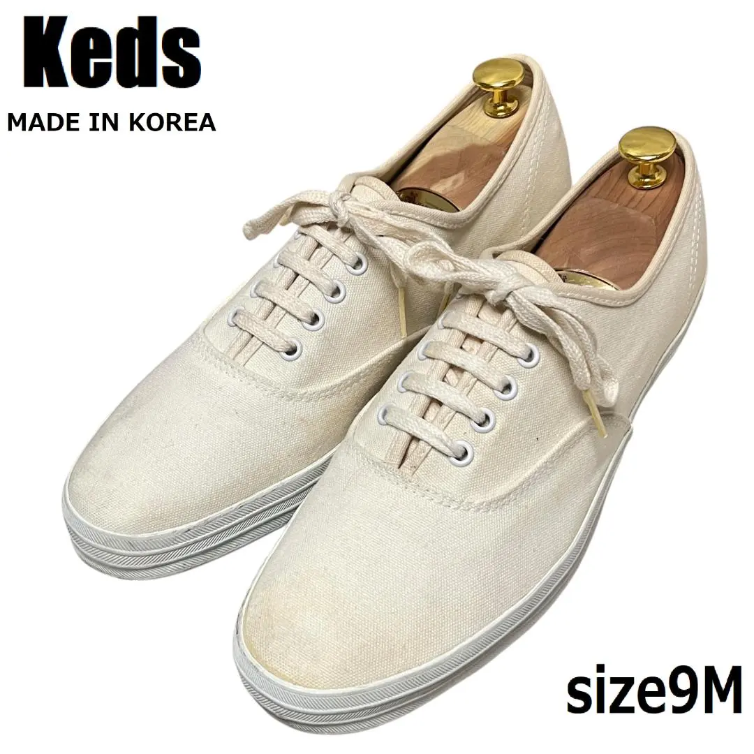 【入手困難】Keds ホワイト キャンバス オックスフォード スニーカー Keds 定番 ケッズ チャンピオン オックスフォード キャンバス
