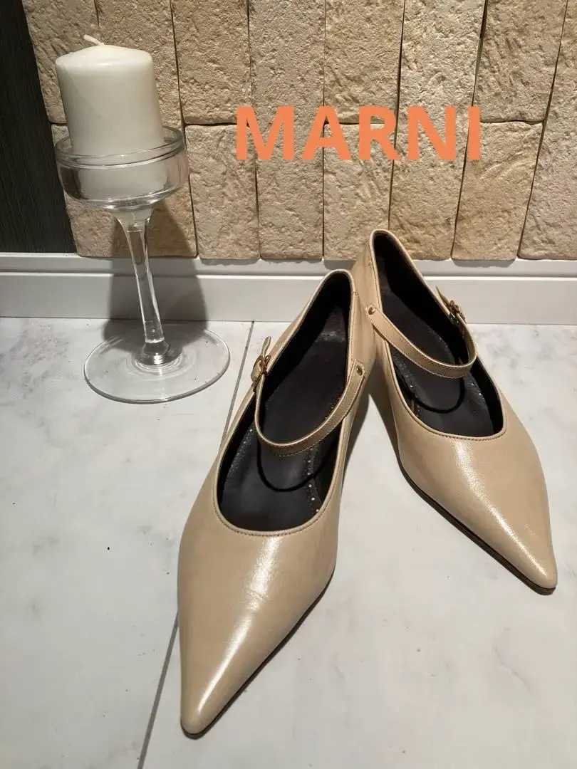 Marni マルニ ポインテッドトゥシューズ パンプス 2025年最新】マルニ つま先:ポインテッドトゥ レディース