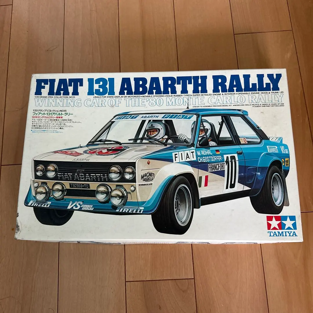 絶版 タミヤ 1/20 フィアット 131 アバルト ラリー モーターライズ タミヤ(TAMIYA)|【小鹿田宮】1/20 フィアット131アバルト