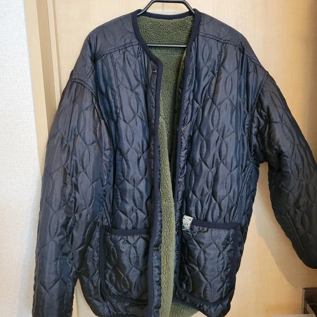 Thumbnail of mercibeaucoup Black Quilted Reversible Jacket