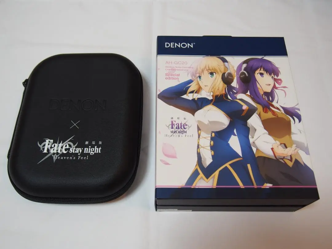 ヘッドフォン(キャラクター)　セイバー＆間桐桜＆遠坂凛 ワイヤレス・ノイズキャンセリング・ヘッドホン AH-GC20 劇場版 Fate/stay night[Heaven’s Feel] スペシャルエディション 「劇場版 Fate/stay night[Heaven’s Feel]×DENON」 中古】ヘッドフォン セイバー＆間桐桜＆遠坂凛 ワイヤレス