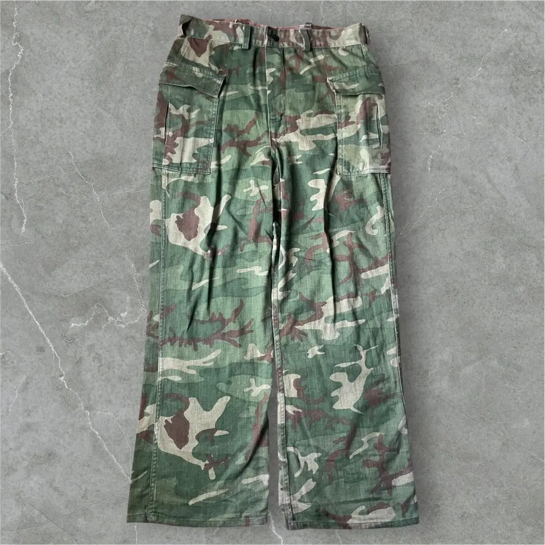 ミッチェルパターン　ミッチェルカモ　CAMO パンツ ビンテージ ダックハンターカモ柄 ベイカーパンツ 実寸W33