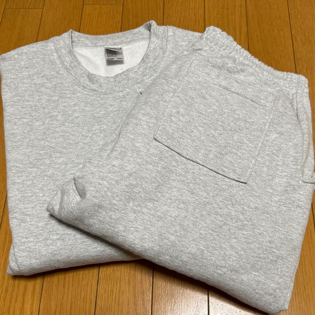 SSZ x AH xロスアパ スウェットセットアップ ブラック SSZ AH LOS ANGELES APPAREL ブラック セットアップ（BEAMS SSZ