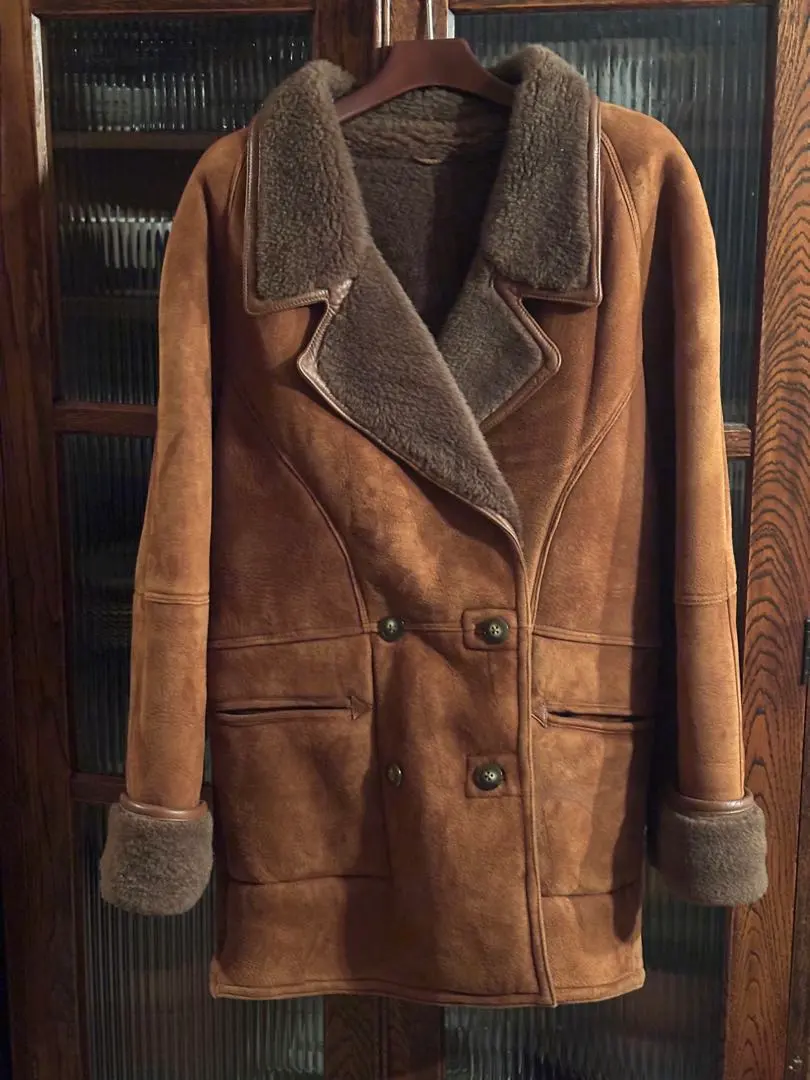 Thumbnail of lace glass mouton coat pea coat large size