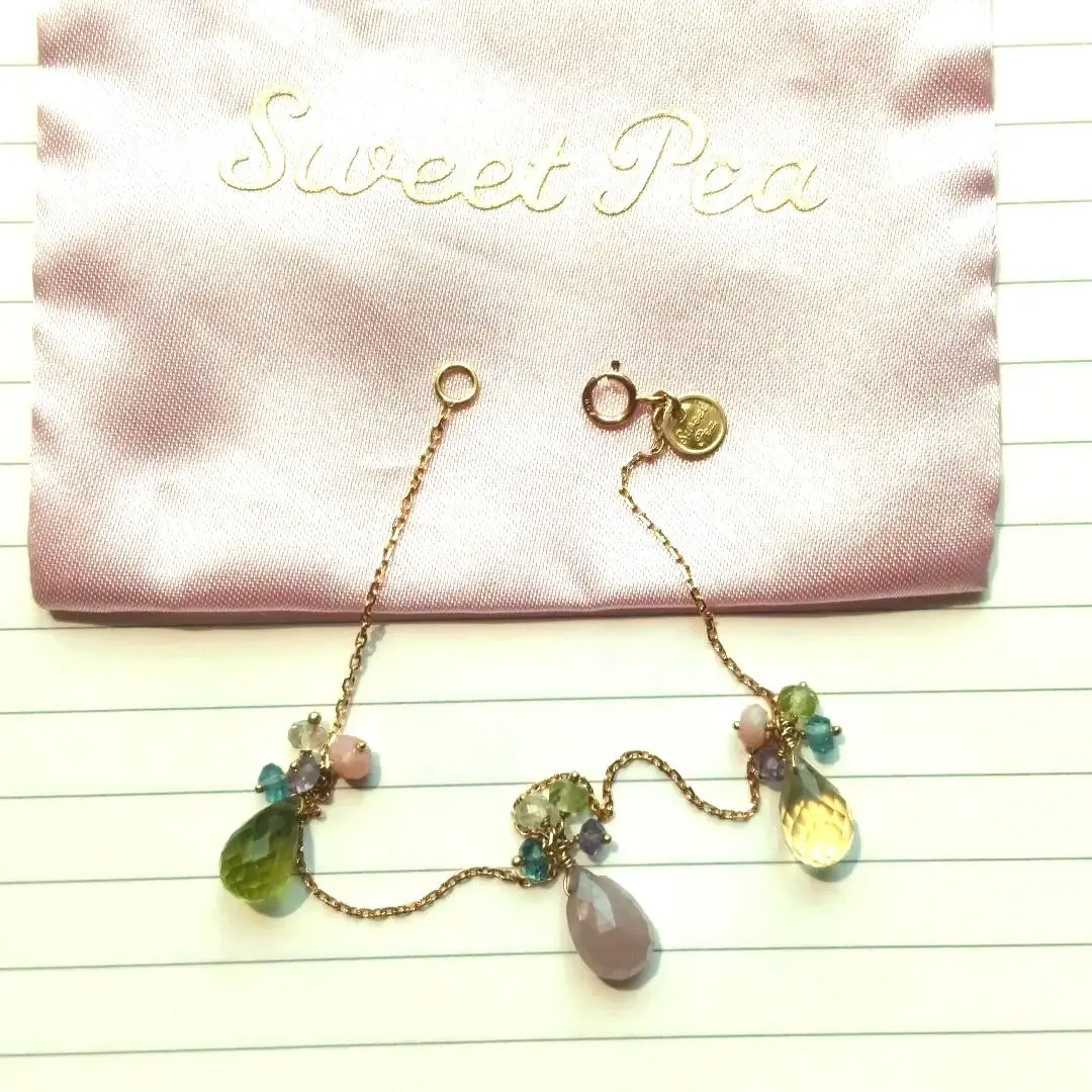 Sweet Pea ｋ18カラフルストーンブレスレット 美品 2025年最新】sweet pea ブレスレットの人気アイテム - メルカリ