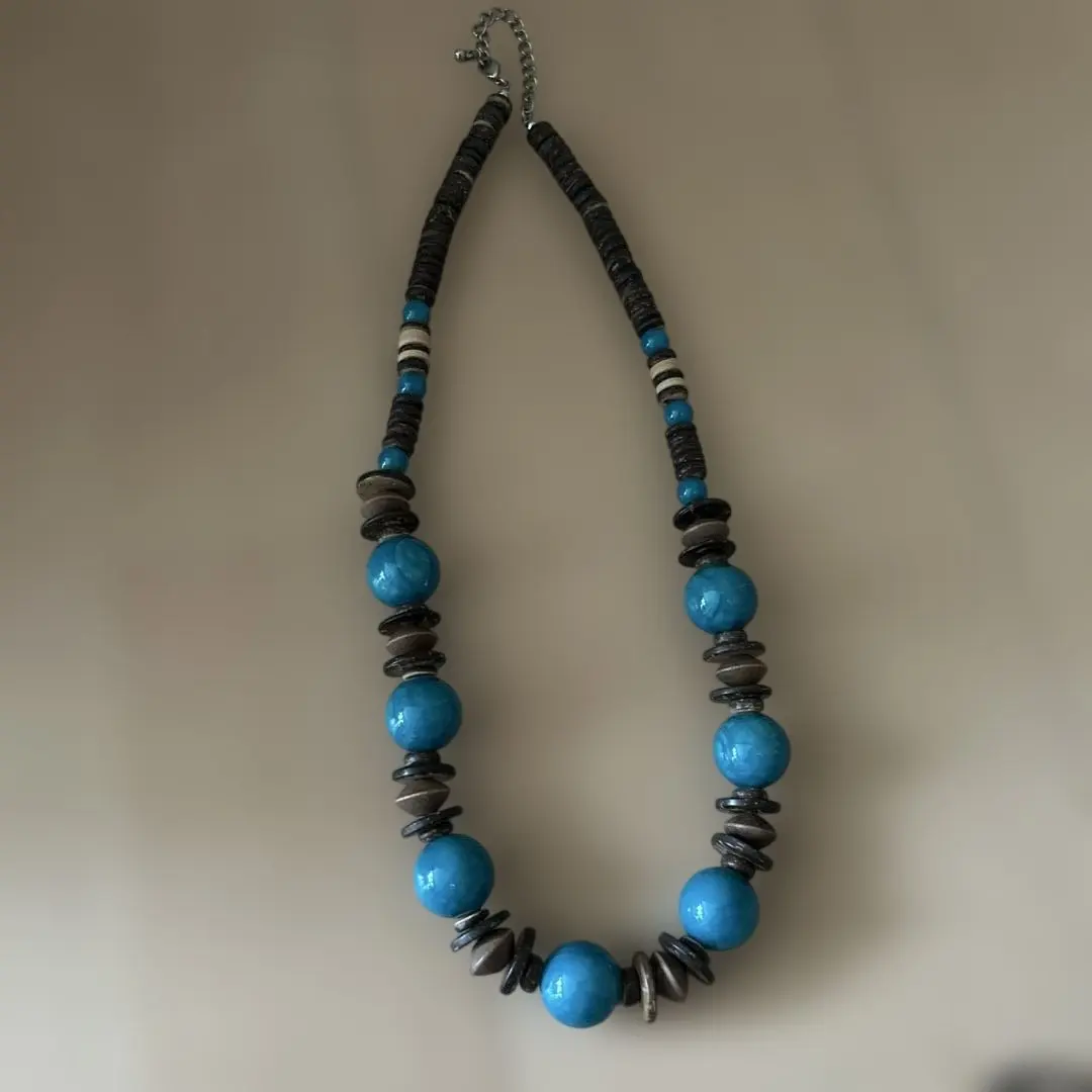 Thumbnail of Turquoise Blue Bohemian Necklace