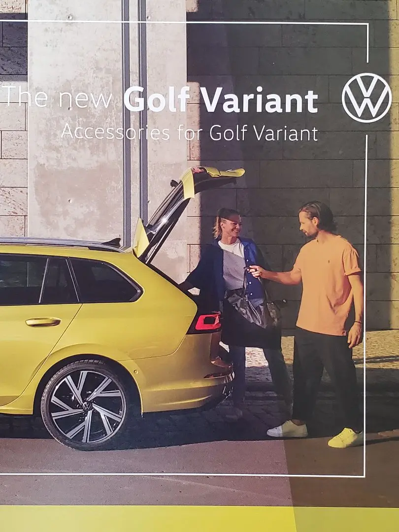 フォルクスワーゲンGolfVariant ゴルフ ヴァリアント、手ぬぐい、非売品 フォルクスワーゲンGolfVariant ゴルフ ヴァリアント、手ぬぐい