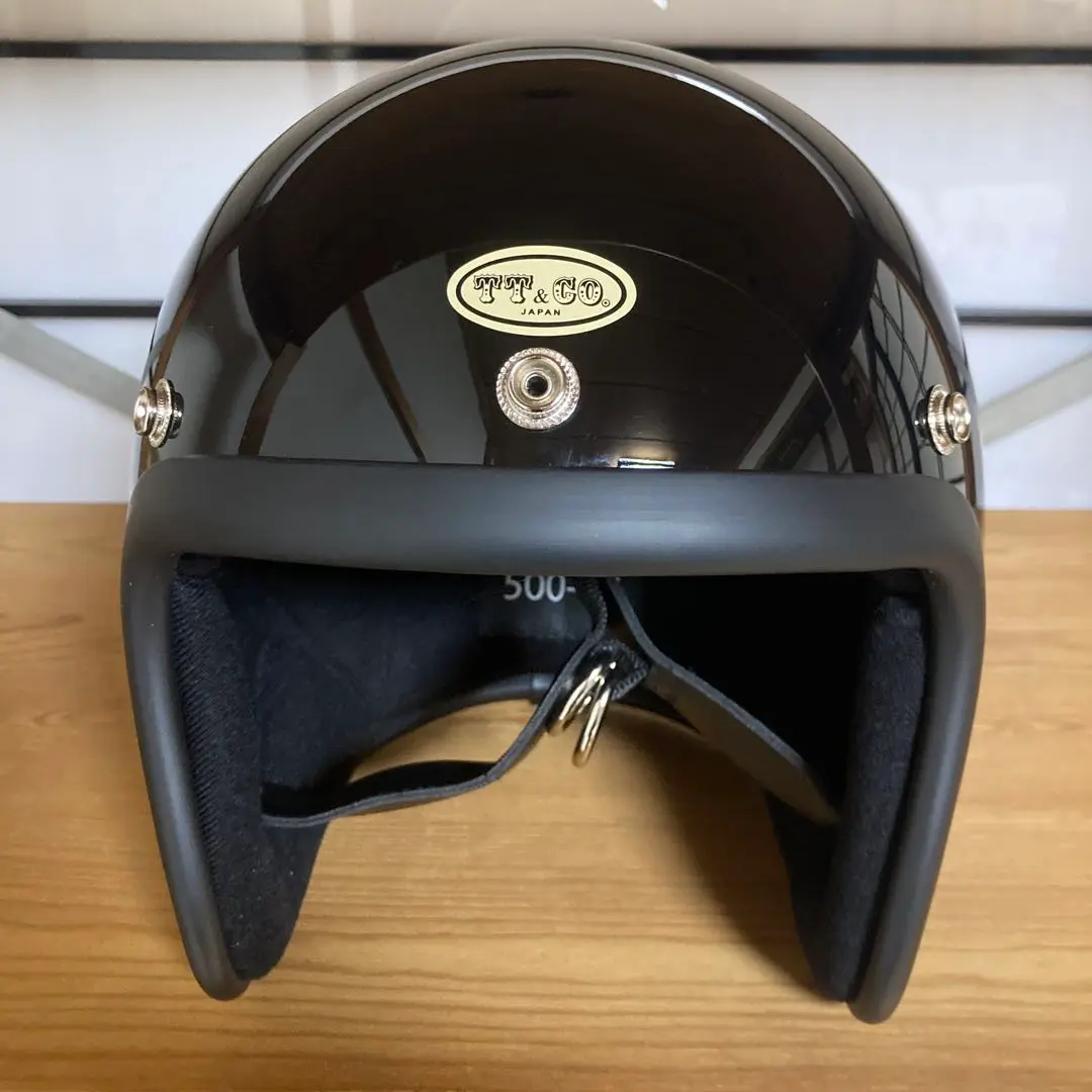 未使用❗️tt&co 500-TX ジェットヘルメット黒XXL 公道使用不可 500-TX スモールジェットヘルメット スタンダード